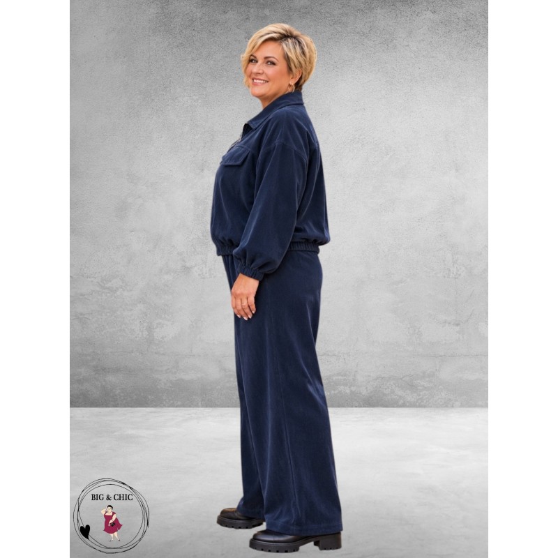 FRENZI Blouson Jasje Corduroy Blauw