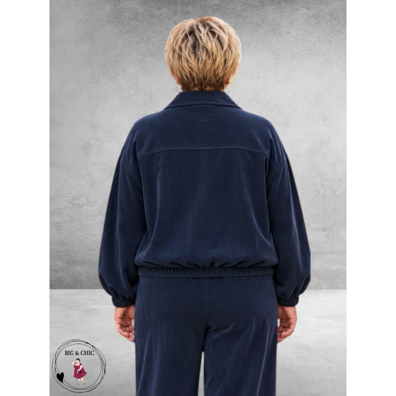 FRENZI Blouson Jasje Corduroy Blauw