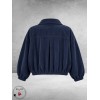 FRENZI Blouson Jasje Corduroy Blauw