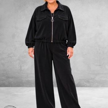 FRENZI Blouson Jasje Corduroy Zwart