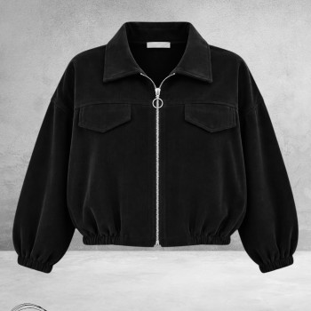 FRENZI Blouson Jasje Corduroy Zwart