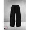 FRENZI Broek Corduroy Zwart