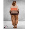 FRENZI Broek Leerlook Ballon Camel
