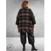 FRENZI Jas Ruit/Leerlook Herfstkleuren