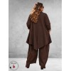 FRENZI Jasje Asymmetrisch Bruin/Krijtstreep