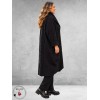 Frenzi Mantel Boucle Ballonmodel Zwart
