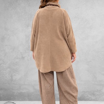 Frenzi Broek Ruit/Bruin/Beige 