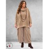 Frenzi Broek Ruit/Bruin/Beige 