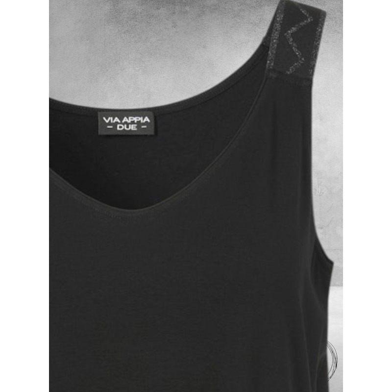 VIA APPIA DUE Top Essential Zwart