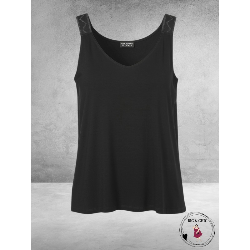 VIA APPIA DUE Top Essential Zwart