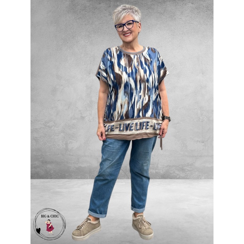 VIA APPIA DUE Shirt Dusty Blue