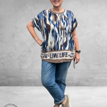 VIA APPIA DUE Shirt Dusty Blue