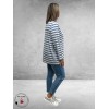 VIA APPIA DUE Shirt Strepen Dusty Blue 