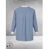Via Appia Due Tuniek-Blouse Blauw Bloom Line 