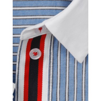 Via Appia Due Tuniek-Blouse Blauw Bloom Line 