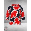 Via Appia Due Shirt Bloom Line Donkerblauw/Rood/Wit