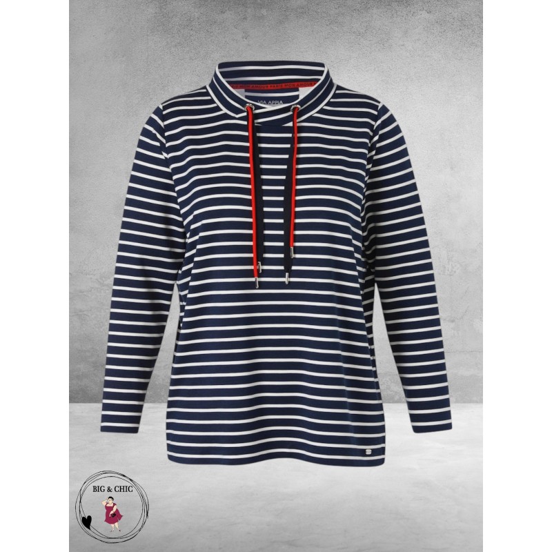 Via Appia Due Shirt Gestreept Bloom Line