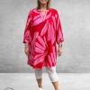 Via Appia Due Jurk-Tuniek Rood-Pink