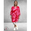 Via Appia Due Jurk-Tuniek Rood-Pink
