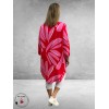 Via Appia Due Jurk-Tuniek Rood-Pink