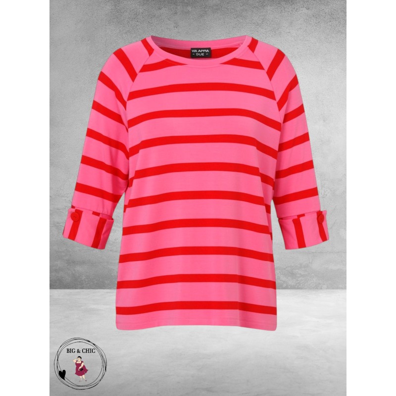 Via Appia Due Sweater Pink Impact 
