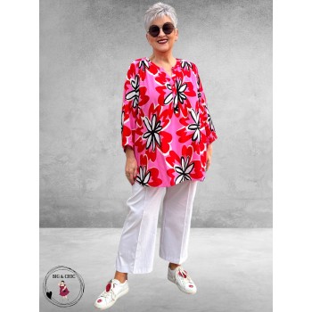 Via Appia Due Tuniek Pink Multicolor