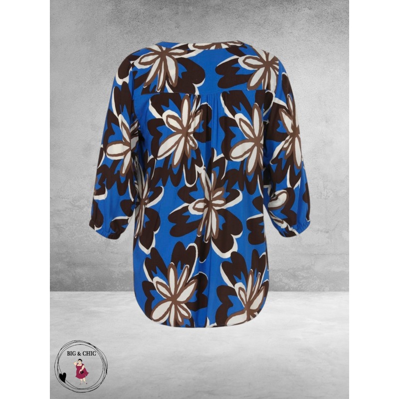 Via Appia Due Tuniek Kobalt  Multicolor