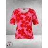 Via Appia Due Shirt Pink Impact Flowers