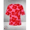 Via Appia Due Shirt Pink Impact Flowers