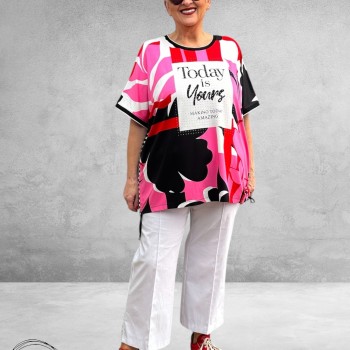 Via Appia Due Shirt Statement Pink Impact