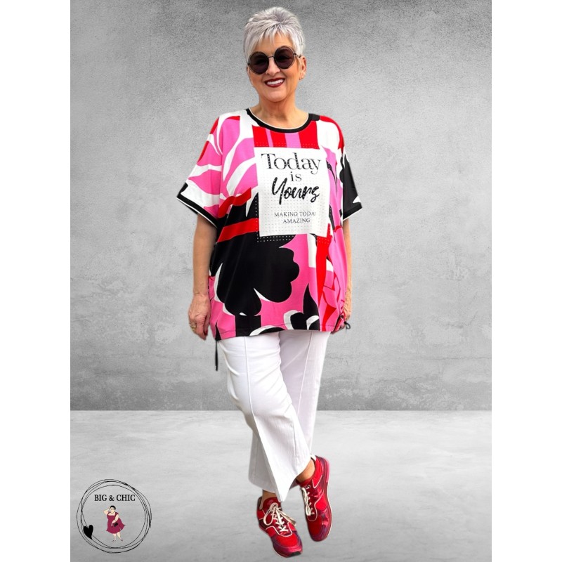 Via Appia Due Shirt Statement Pink Impact