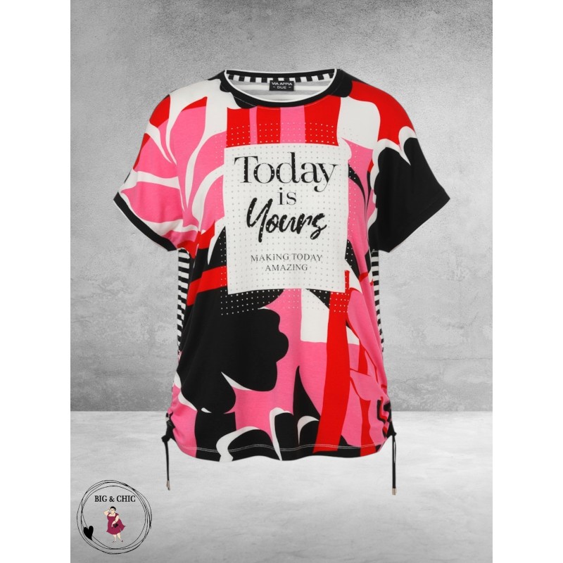 Via Appia Due Shirt Statement Pink Impact