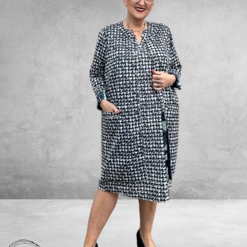 Frapp Jurk Mintful Linnen Mix