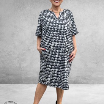 Frapp Jurk Mintful Linnen Mix