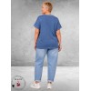 Via Appia Due Shirt Urban Matcha Jeansblauw