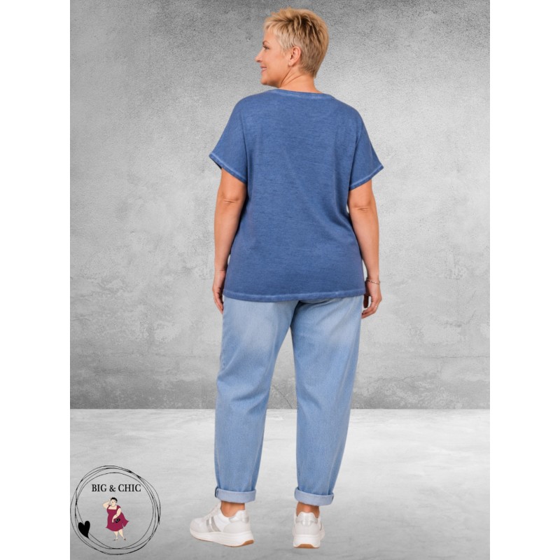 Via Appia Due Shirt Urban Matcha Jeansblauw