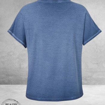 Via Appia Due Shirt Urban Matcha Jeansblauw