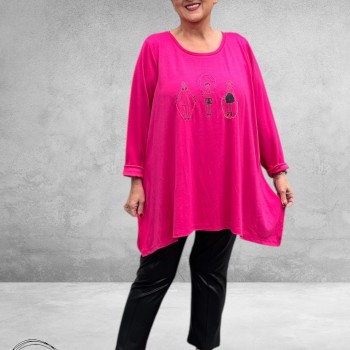 FRENZI Shirt Pink Touwtje Springen