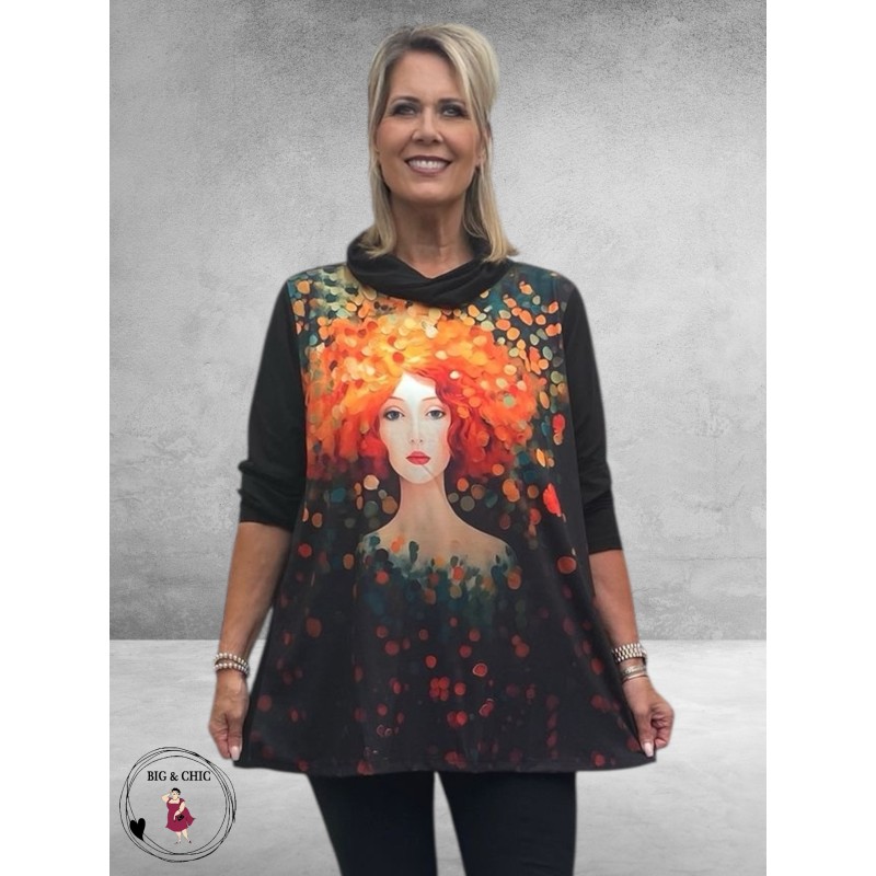 FRENZI Shirt Lady Herfsttinten