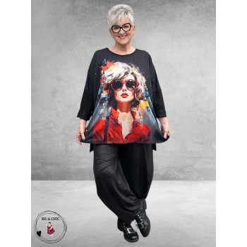 FRENZI Shirt Met Statement