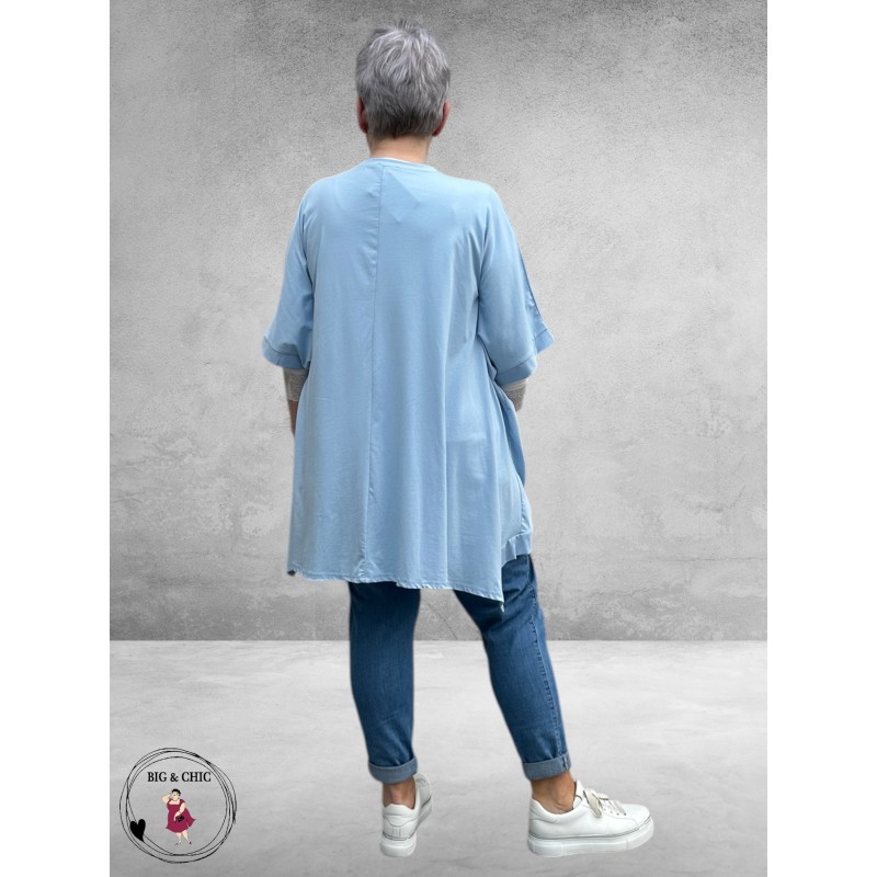 Shirt Paris Bonjour Lichtblauw 