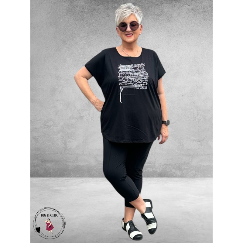 GOZZIP T-Shirt Lilian Zwart
