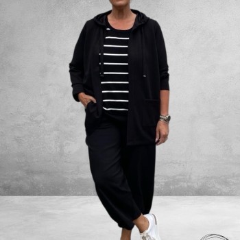 GOZZIP Baggy Broek Clara Zwart