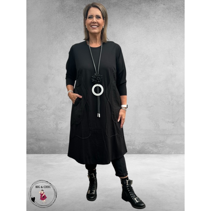 GOZZIP Jurk Savanah Zwart