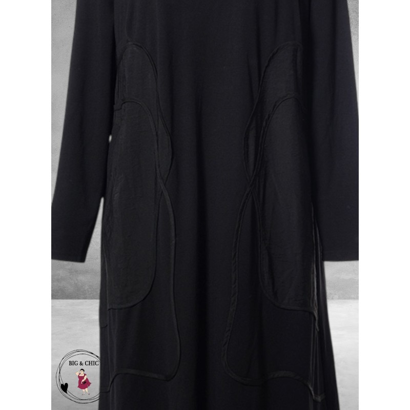 GOZZIP Jurk Savanah Zwart