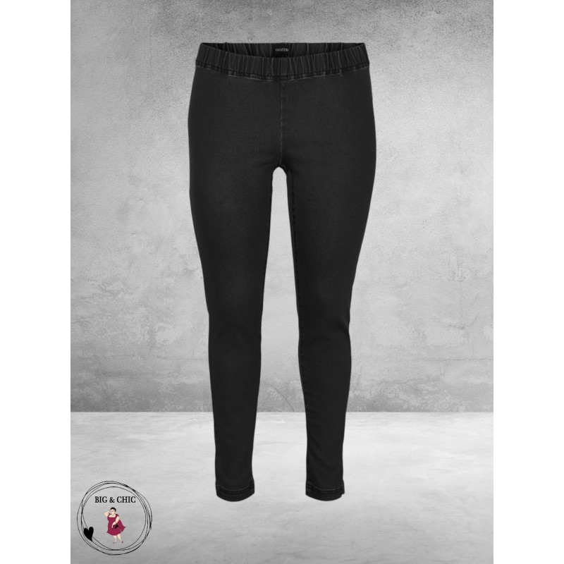 GOZZIP Jeans MAYA LEGGING Black Denim