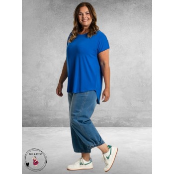 GOZZIP Baggy Broek Clara Light Blue Denim