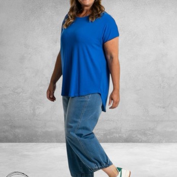 GOZZIP Baggy Broek Clara Light Blue Denim