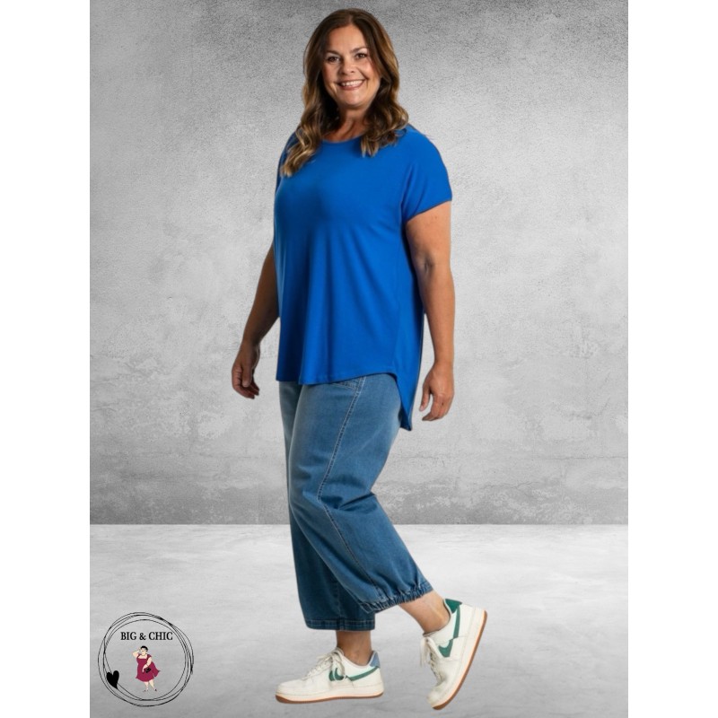 GOZZIP Baggy Broek Clara Light Blue Denim