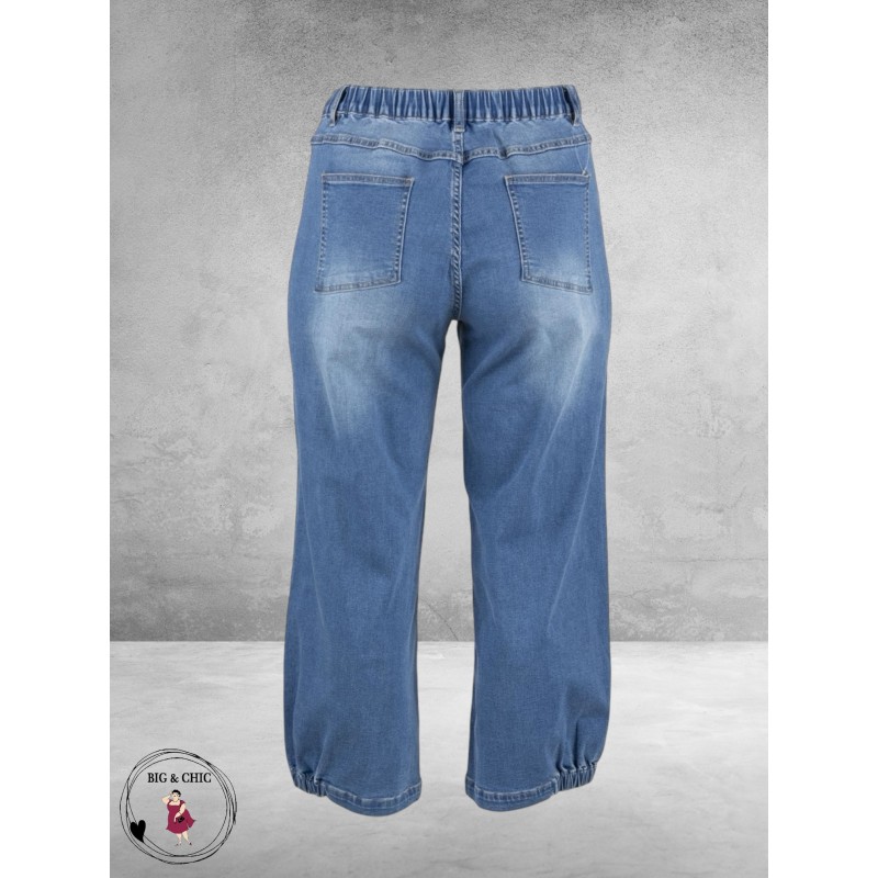GOZZIP Baggy Broek Clara Light Blue Denim